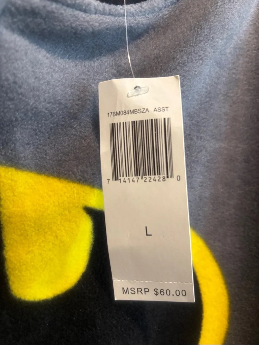 Batman Gray & Yellow Onesie Costume